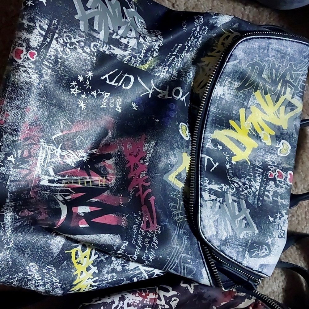 DKNY graffiti style handbag